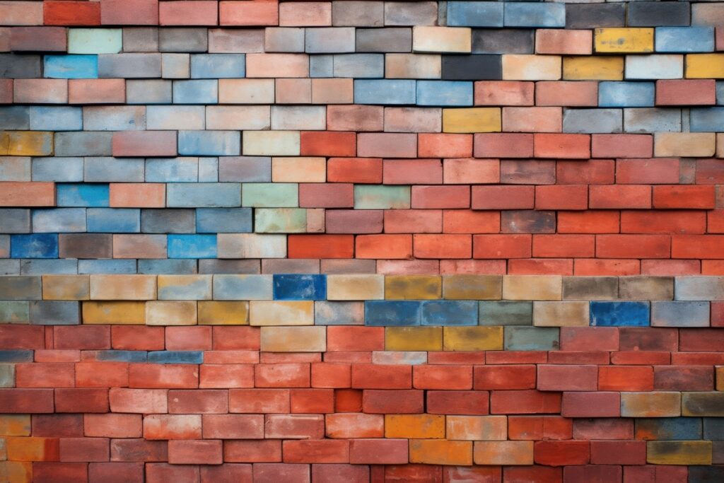 Brick wall architecture pattern backgrounds.